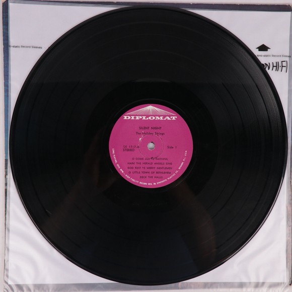 Holiday Strings, Silent Night Christmas Carols Stereo 12" Vinyl Record LPSX 1717 - Picture 4 of 8